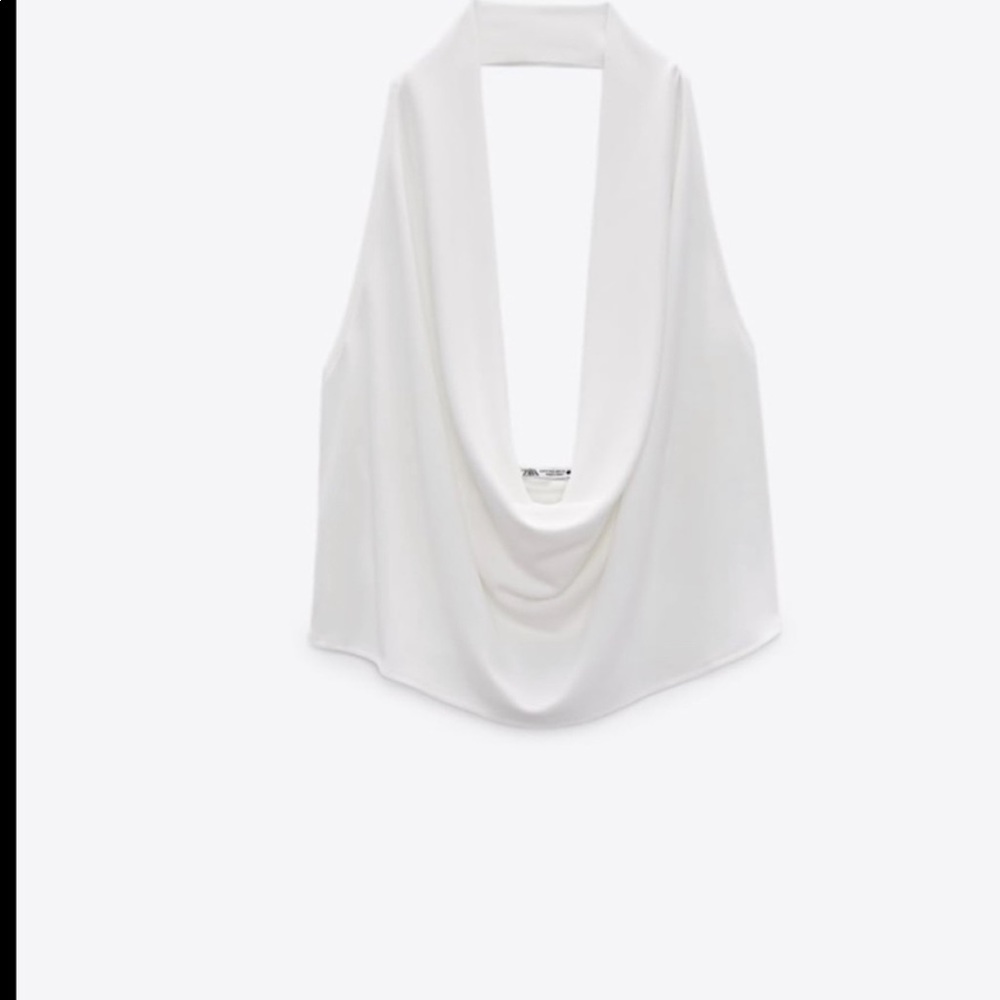 Zara halter crop top